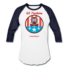 Load image into Gallery viewer, US TRUCKERS - Baseball T-Shirt - white/navy
