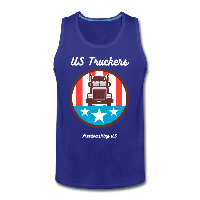 US TRUCKERS - Men’s Premium Tank - royal blue