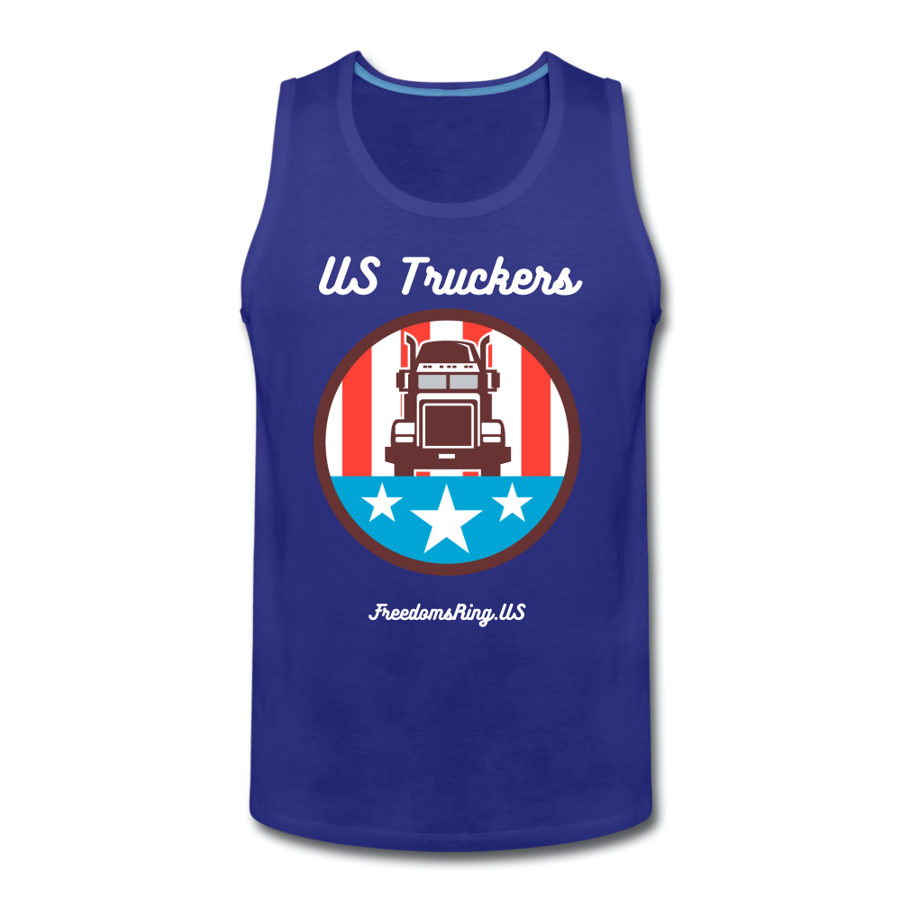 US TRUCKERS - Men’s Premium Tank - royal blue