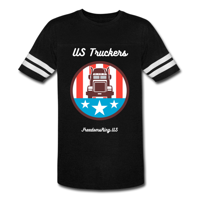 US TRUCKERS - Vintage Sport T-Shirt - black/white