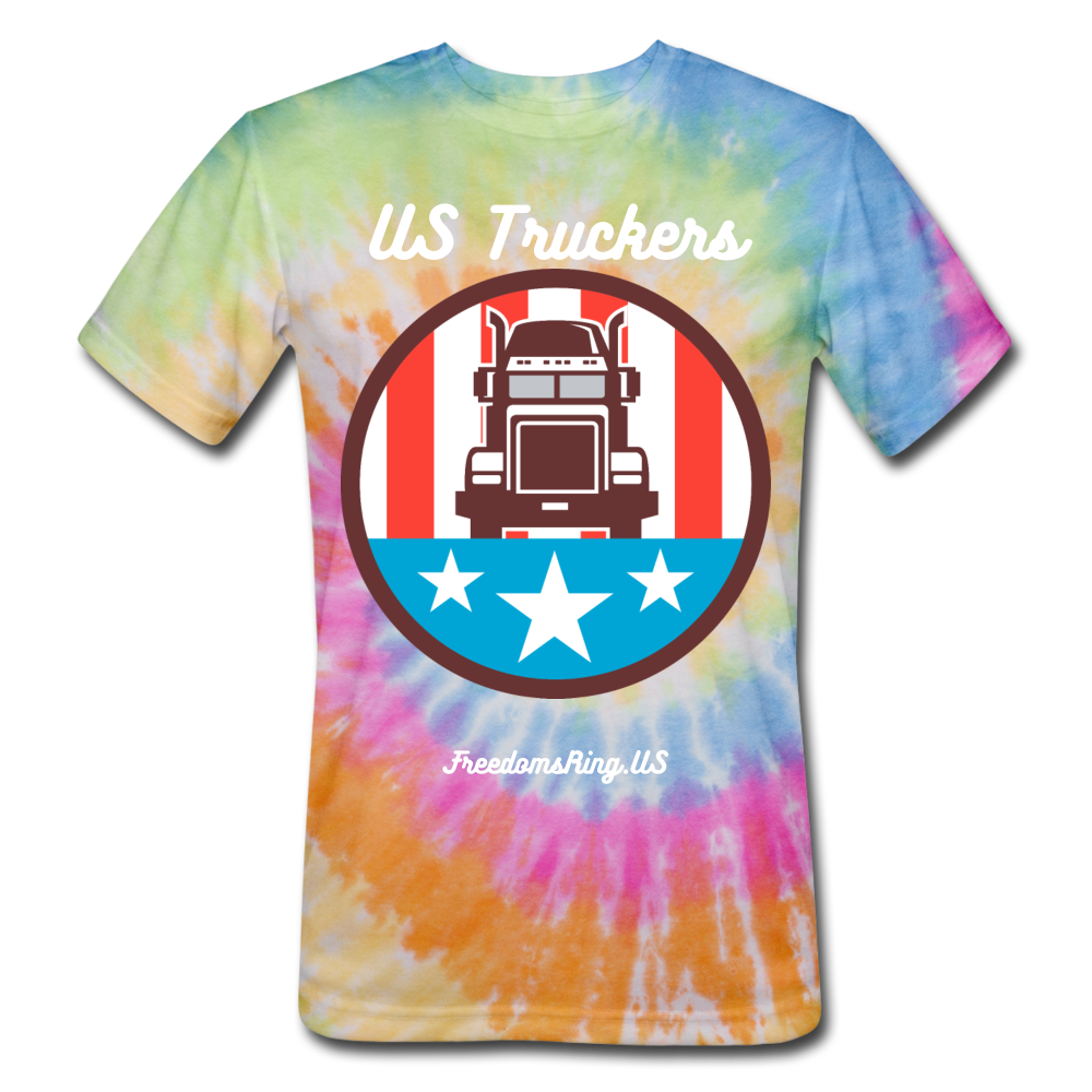 US TRUCKERS - Unisex Tie Dye T-Shirt - rainbow