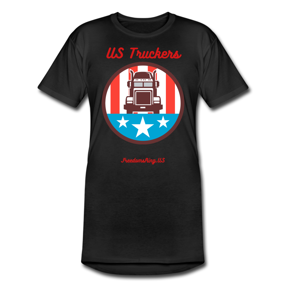 US TRUCKERS - Men’s Long Body Urban Tee - black