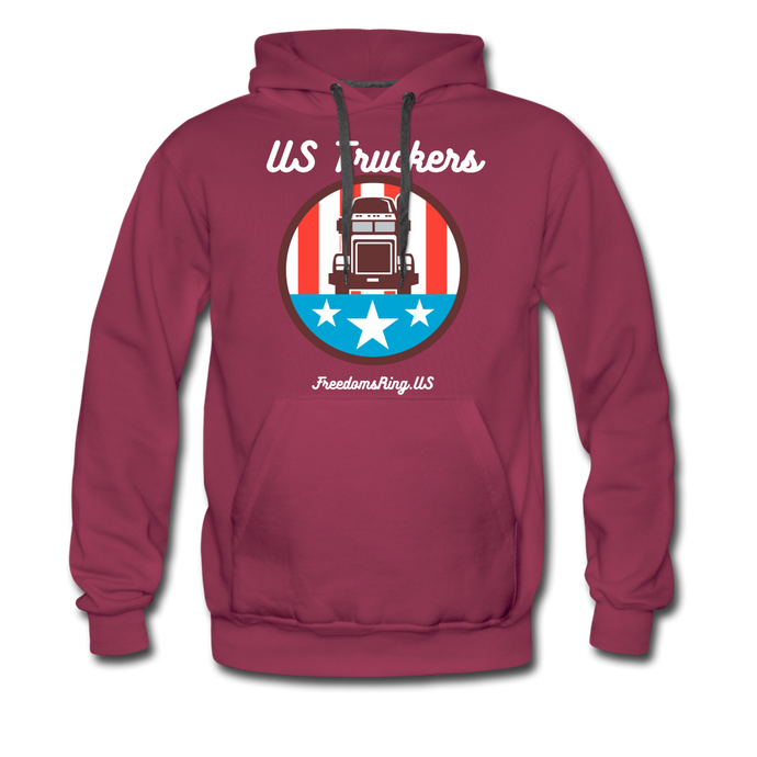 US TRUCKERS - Men’s Premium Hoodie - burgundy