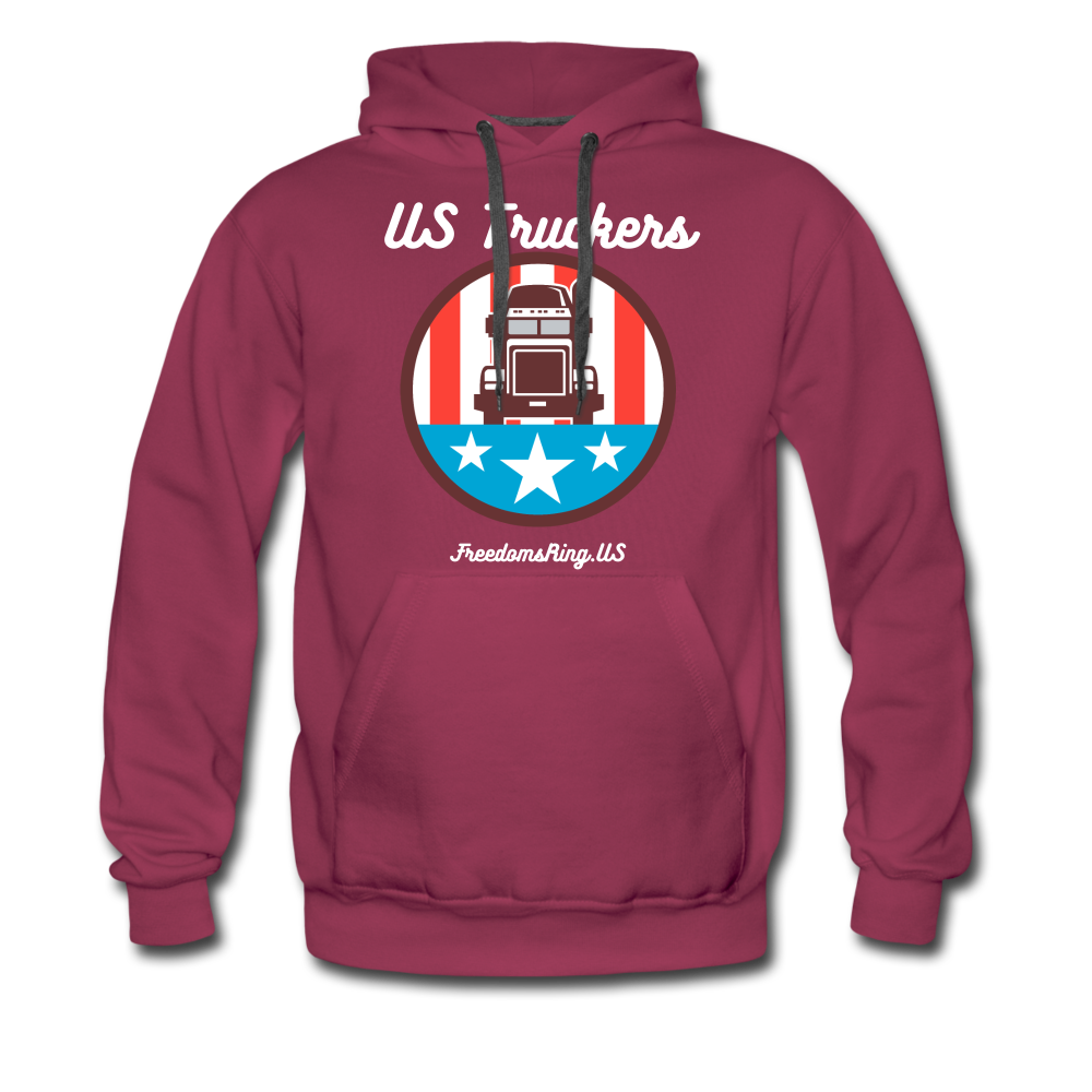 US TRUCKERS - Men’s Premium Hoodie - burgundy