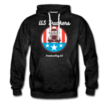 Load image into Gallery viewer, US TRUCKERS - Men’s Premium Hoodie - charcoal gray
