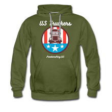 Load image into Gallery viewer, US TRUCKERS - Men’s Premium Hoodie - olive green
