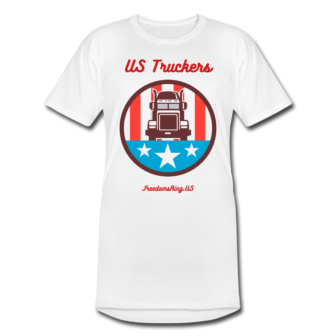 US TRUCKERS - Men’s Long Body Urban Tee - white