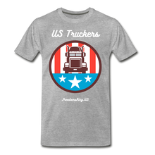 Load image into Gallery viewer, US TRUCKERS - Men&#39;s Premium T-Shirt - heather gray
