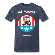 Load image into Gallery viewer, US TRUCKERS - Men&#39;s Premium T-Shirt - heather blue
