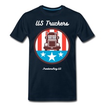 Load image into Gallery viewer, US TRUCKERS - Men&#39;s Premium T-Shirt - deep navy
