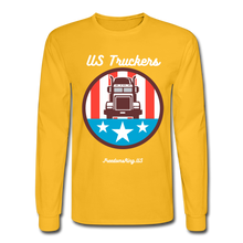 Load image into Gallery viewer, US TRUCKERS - Men&#39;s Long Sleeve T-Shirt - gold
