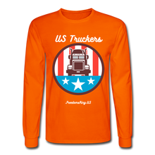 Load image into Gallery viewer, US TRUCKERS - Men&#39;s Long Sleeve T-Shirt - orange
