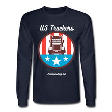 Load image into Gallery viewer, US TRUCKERS - Men&#39;s Long Sleeve T-Shirt - navy
