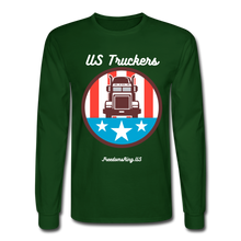 Load image into Gallery viewer, US TRUCKERS - Men&#39;s Long Sleeve T-Shirt - forest green
