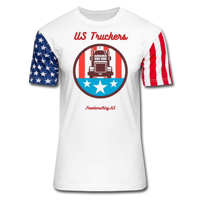 US TRUCKERS - Stars & Stripes T-Shirt - white