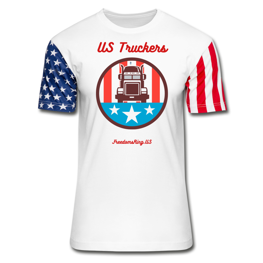 US TRUCKERS - Stars & Stripes T-Shirt - white