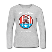 Load image into Gallery viewer, US TRUCKERS - Women&#39;s Long Sleeve Jersey T-Shirt - gray
