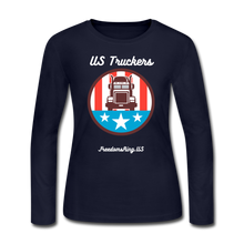 Load image into Gallery viewer, US TRUCKERS - Women&#39;s Long Sleeve Jersey T-Shirt - navy
