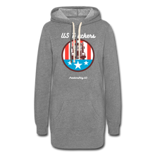 Load image into Gallery viewer, US TRUCKERS - Women&#39;s Hoodie Dress - heather gray
