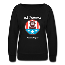 Load image into Gallery viewer, US TRUCKERS - Women’s Crewneck Sweatshirt - black
