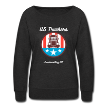 Load image into Gallery viewer, US TRUCKERS - Women’s Crewneck Sweatshirt - heather black
