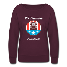 Load image into Gallery viewer, US TRUCKERS - Women’s Crewneck Sweatshirt - plum
