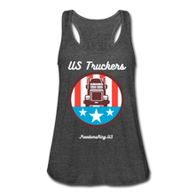 Load image into Gallery viewer, US TRUCKERS - Women&#39;s Flowy Tank Top by Bella - deep heather
