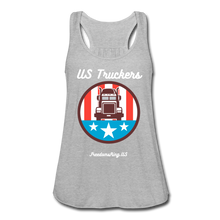 Load image into Gallery viewer, US TRUCKERS - Women&#39;s Flowy Tank Top by Bella - heather gray
