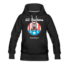 Load image into Gallery viewer, US TRUCKERS - Women’s Premium Hoodie - black
