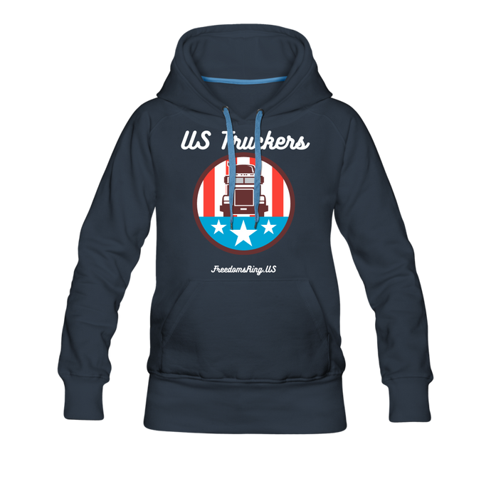 US TRUCKERS - Women’s Premium Hoodie - navy