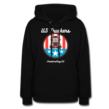 Load image into Gallery viewer, US TRUCKERS - Women&#39;s Hoodie - black
