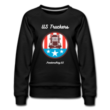 Load image into Gallery viewer, US TRUCKERS - Women’s Premium Sweatshirt - black
