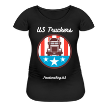 Load image into Gallery viewer, US TRUCKERS - Women’s Maternity T-Shirt - black
