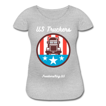 Load image into Gallery viewer, US TRUCKERS - Women’s Maternity T-Shirt - heather gray
