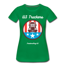 Load image into Gallery viewer, US TRUCKERS - Women’s Premium T-Shirt - kelly green
