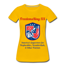 Load image into Gallery viewer, Superstore for Deplorables - Women’s Premium T-Shirt - sun yellow
