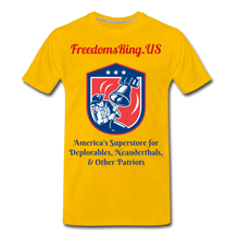 Load image into Gallery viewer, Superstore for Deplorables - Men&#39;s Premium T-Shirt - sun yellow
