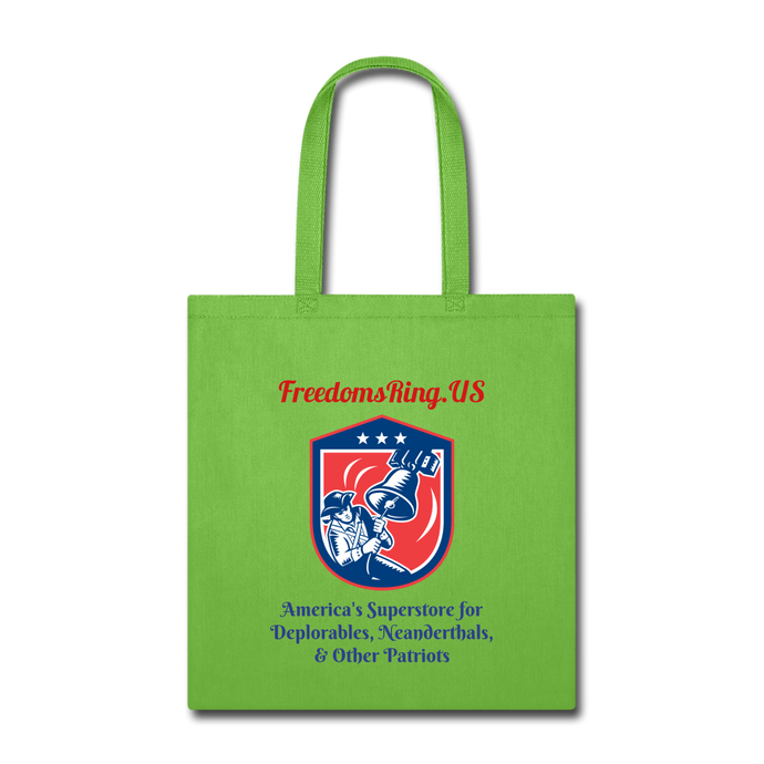 Superstore for Deplorables - Tote Bag - lime green