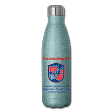 Load image into Gallery viewer, Superstore for Deplorables - Insulated Stainless Steel Water Bottle - turquoise glitter
