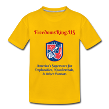 Load image into Gallery viewer, SUPERSTORE FOR DEPLORABLES - Kids&#39; Premium T-Shirt - sun yellow
