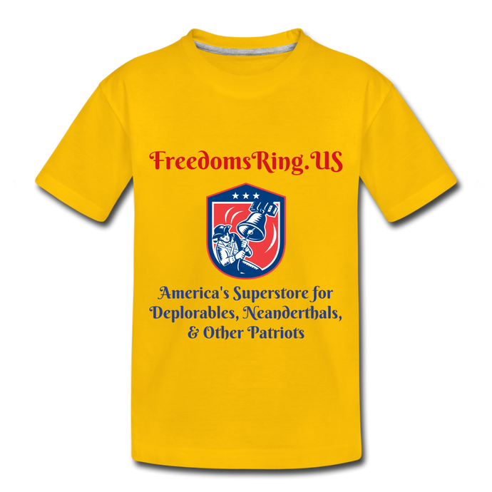 SUPERSTORE FOR DEPLORABLES - Toddler Premium T-Shirt - sun yellow