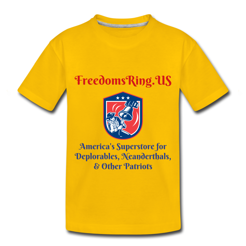 SUPERSTORE FOR DEPLORABLES - Toddler Premium T-Shirt - sun yellow